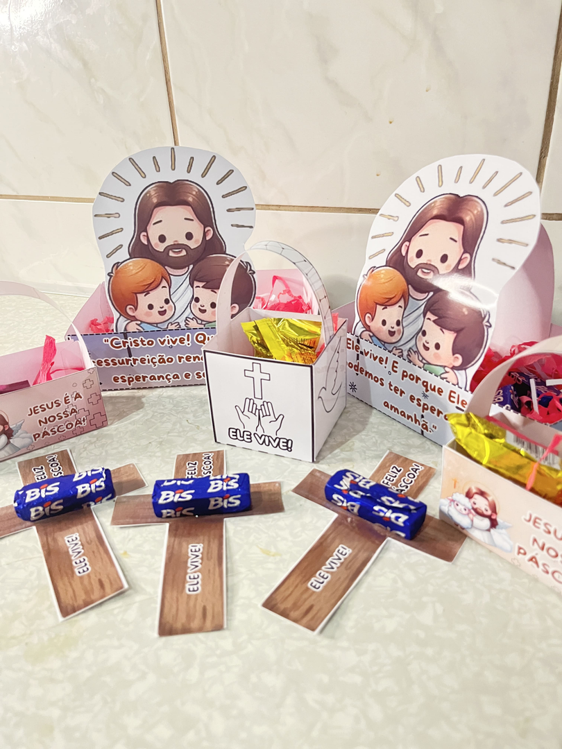 lembrancinha pascoa catequese comprar ou fazer