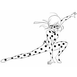 livro de colorir Ladybug