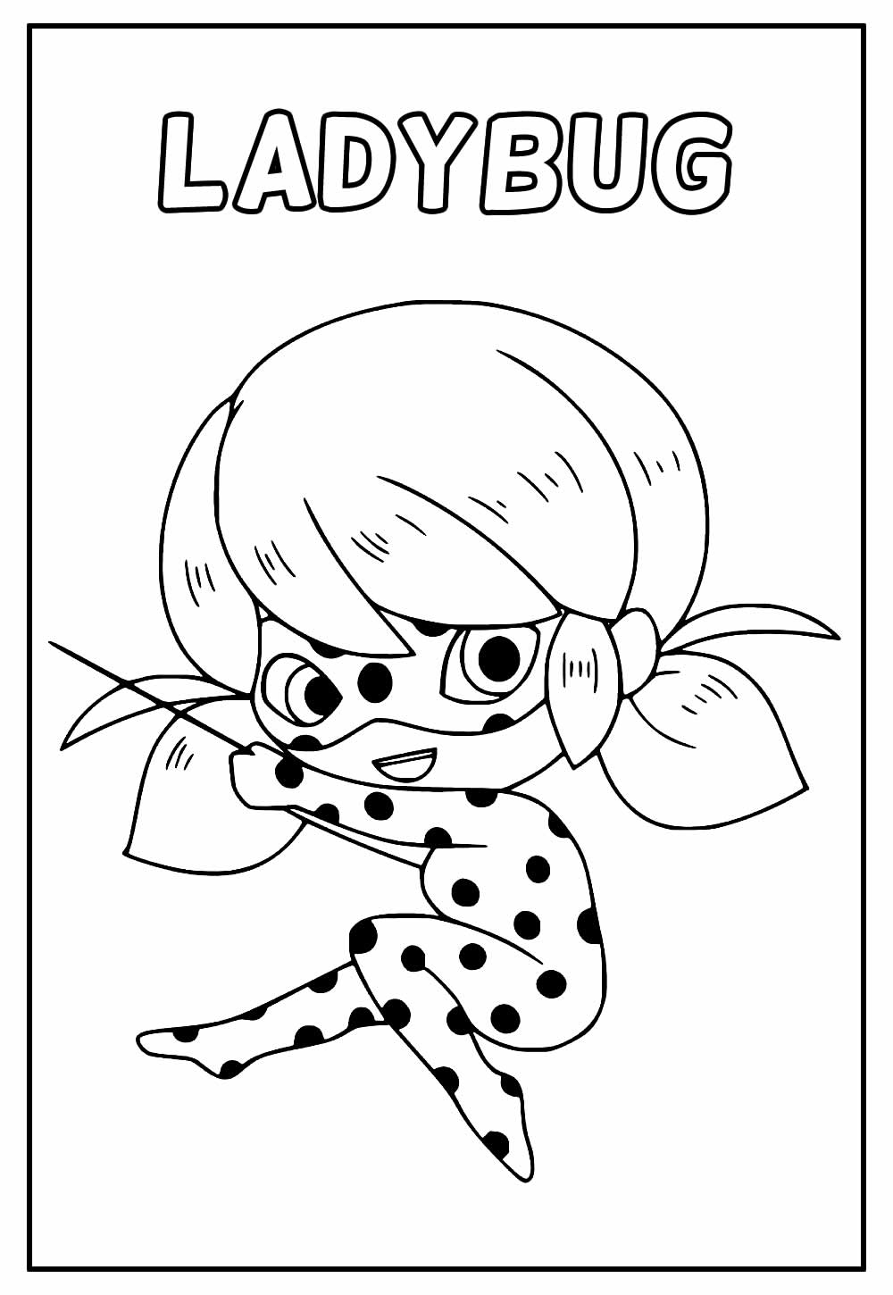 desenhos da Ladybug para imprimir