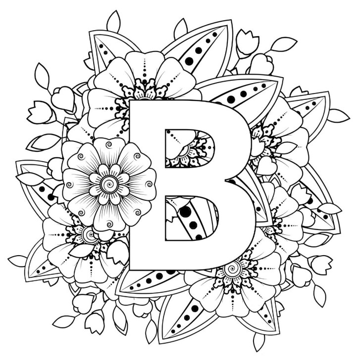 letras maiúsculas para colorir