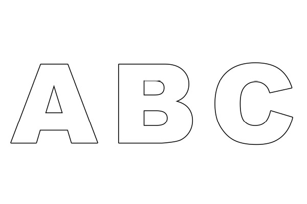 letras minúsculas para colorir