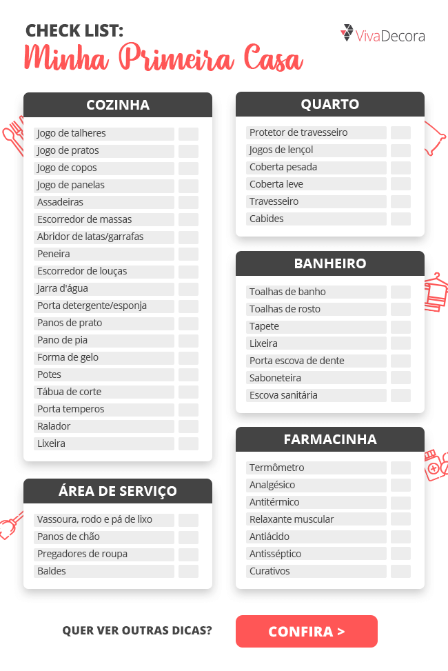 organizar chá de panela