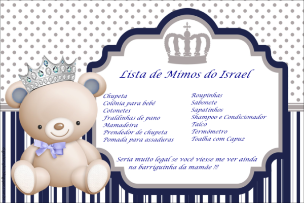 Lista De Mimos Para Bebê