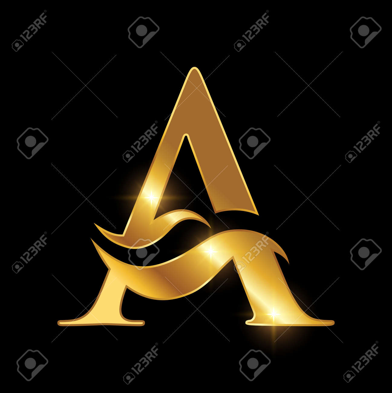 logotipo geométrico A