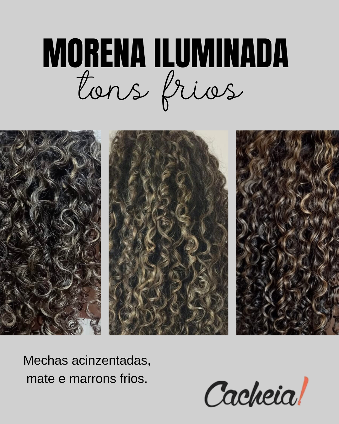 cachos iluminados tom mel dourado