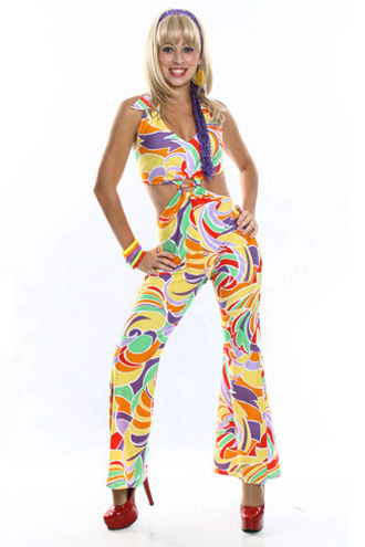 maquiagem e cabelo anos 70 para festa