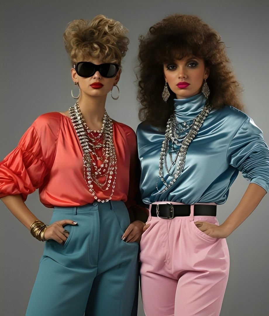 como evitar erros ao montar look anos 80 feminino caricato