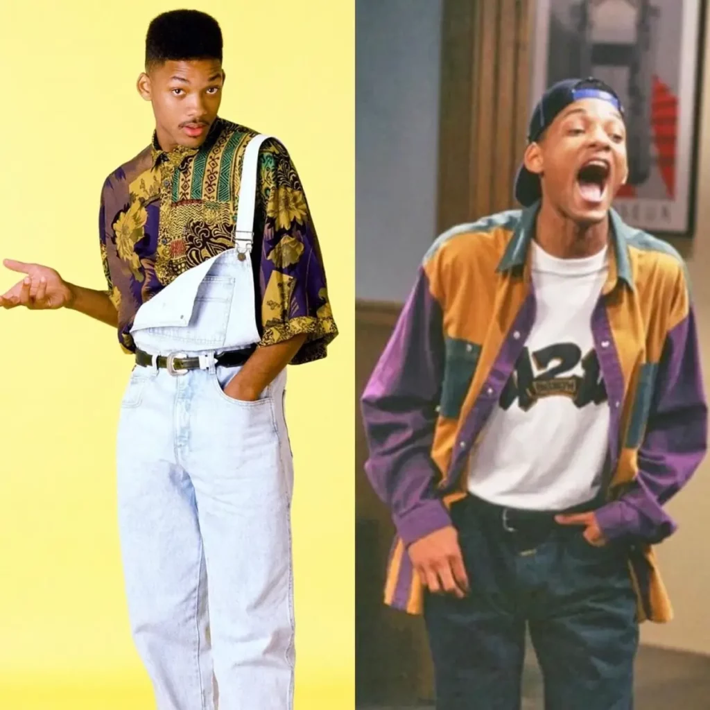 look anos 80 masculino vs anos 90 masculino