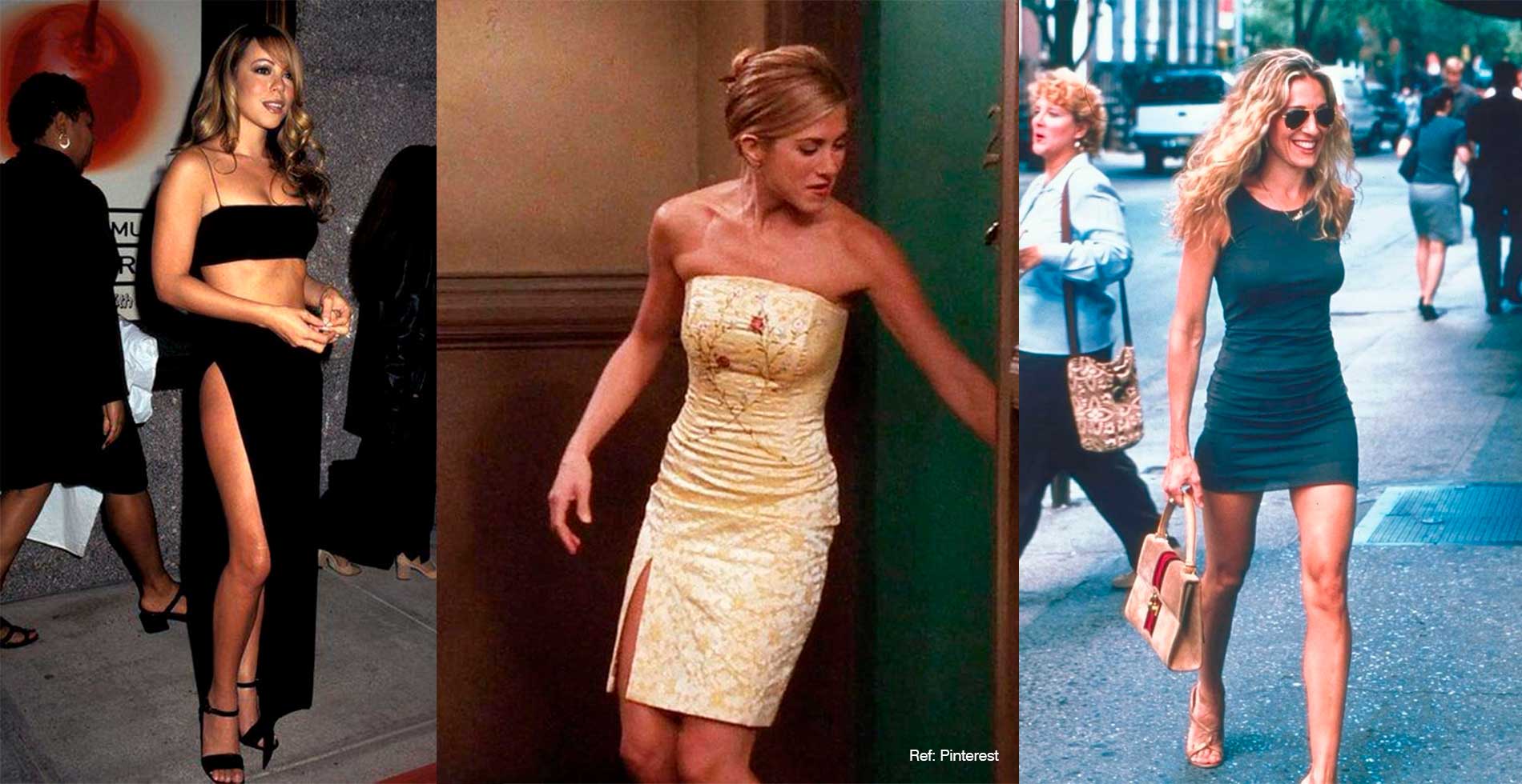 look anos 90 feminino vs look anos 2000 feminino