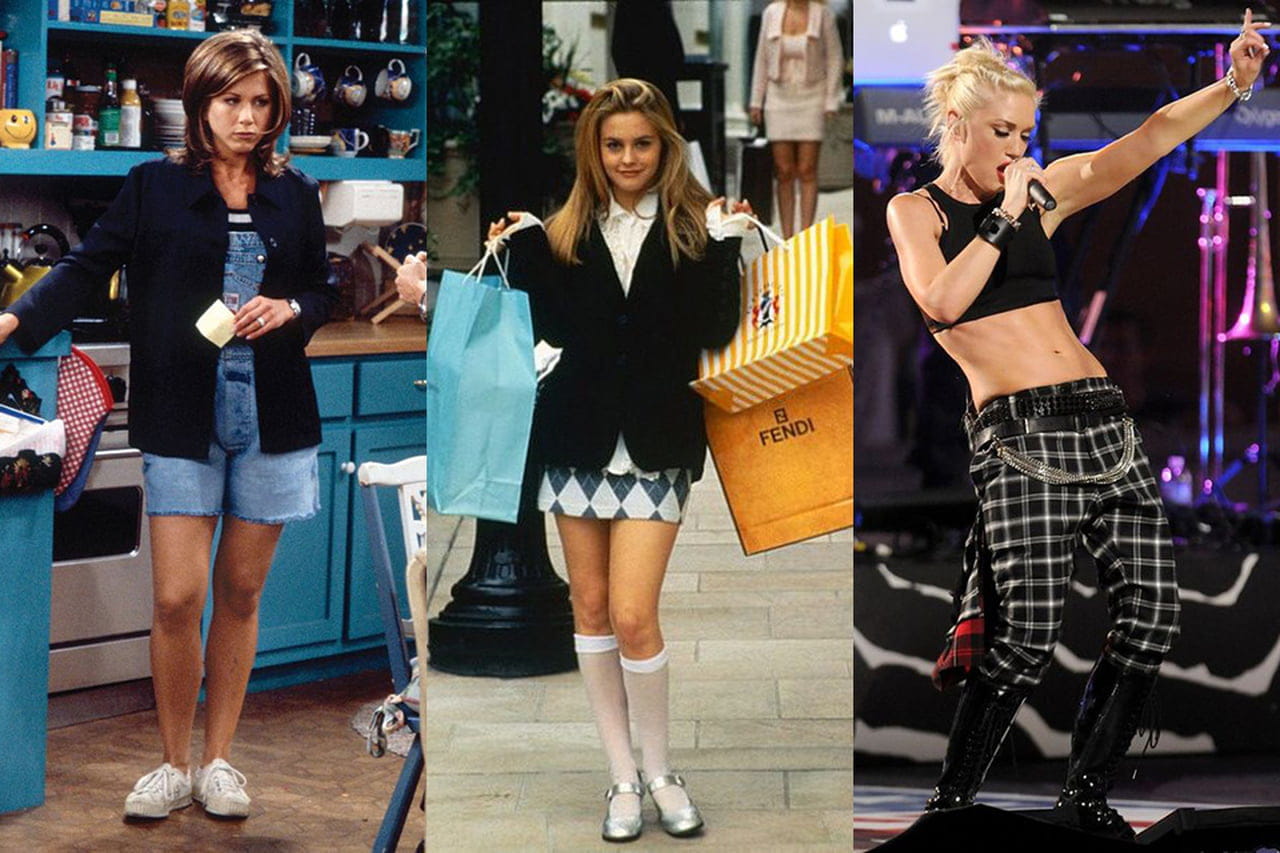 look anos 90 feminino vs look anos 2000 feminino