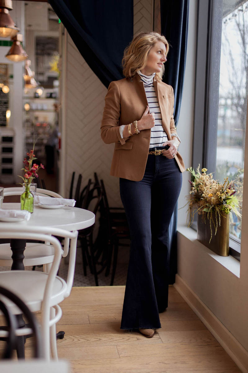look com blazer alfaiataria