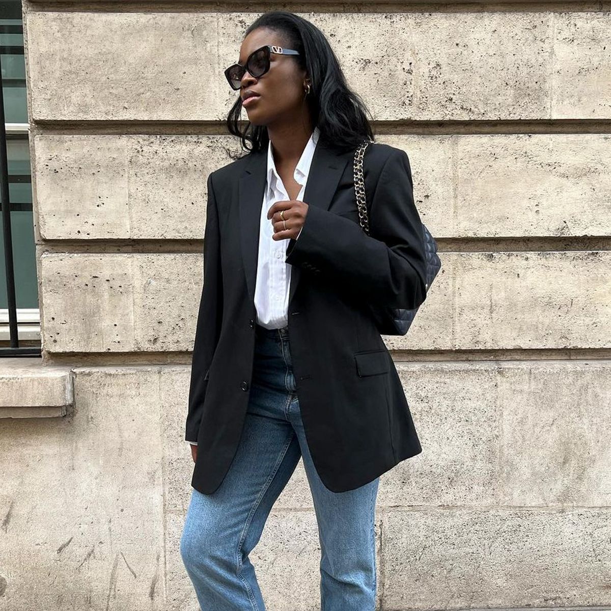 look com blazer branco