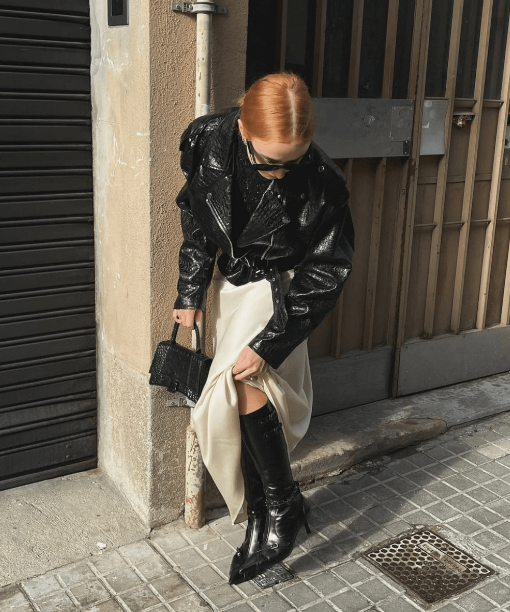 bota cano alto vs bota over the knee