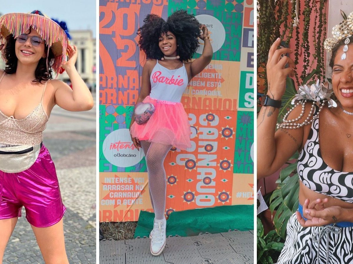 look de carnaval fácil