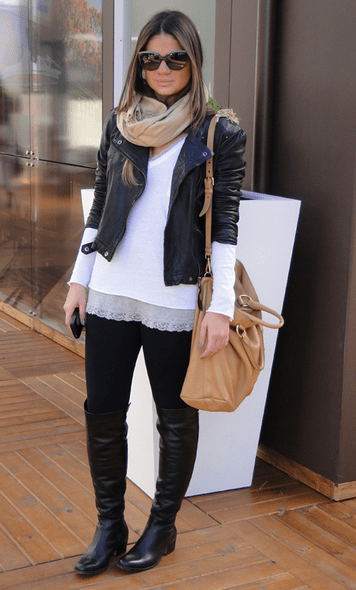 Thassia Naves looks de inverno