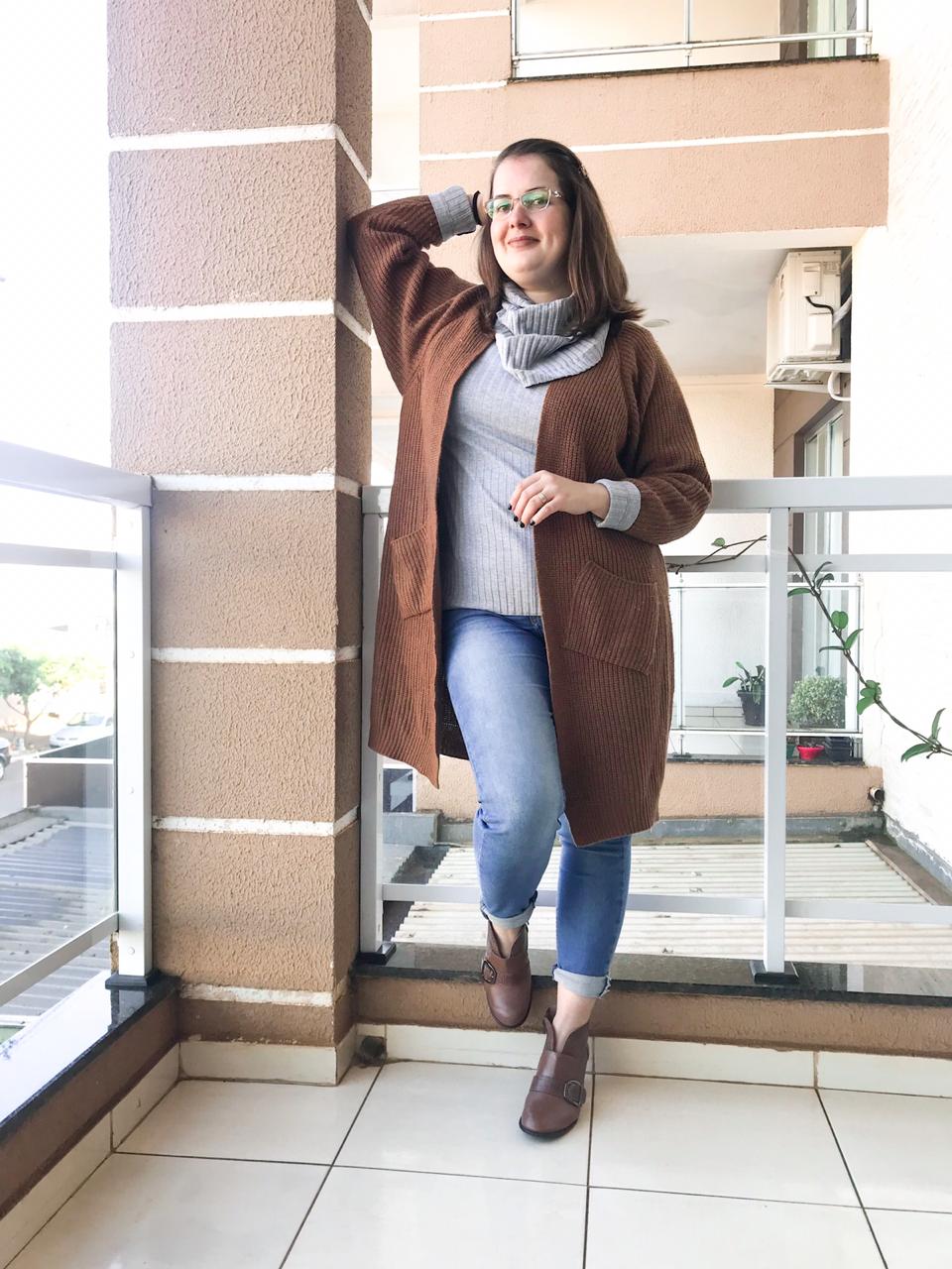 looks com blusa marrom