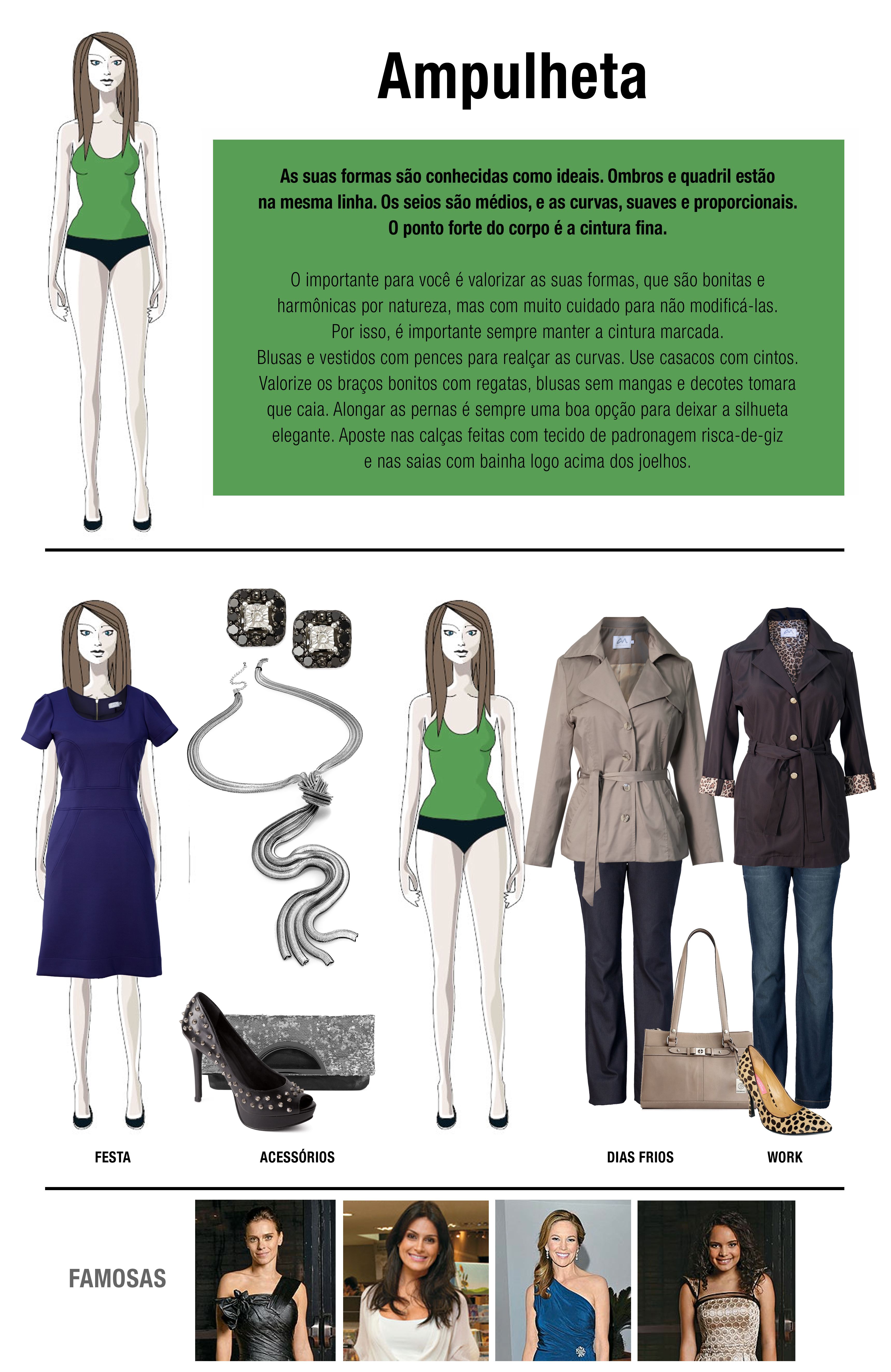 5 ideias de títulos:
1. Guia Completo: Como Valorizar o Corpo Ampulheta com Estilo
2. As Melhores Peças para Corpo Ampulheta: Do Casual ao Formal
3. Erros Comuns ao Vestir o Corpo Ampulheta (e Como Evitá-los)
4. Corpo Ampulheta: Dicas de Looks para Trabalhar e Lazer
5. Descubra os Segredos para Realçar suas Curvas no Biotipo Ampulheta