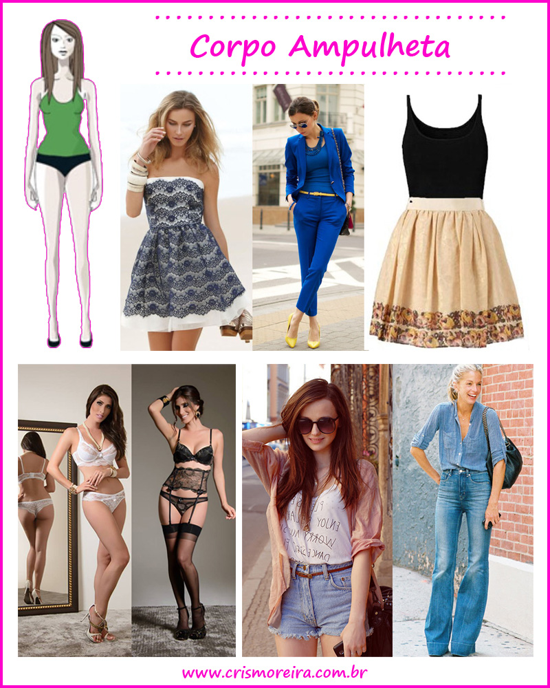 Look Para Corpo Ampulheta