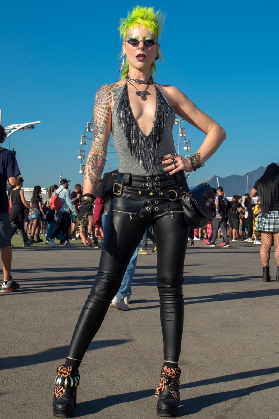 melhores looks dia do metal rock in rio