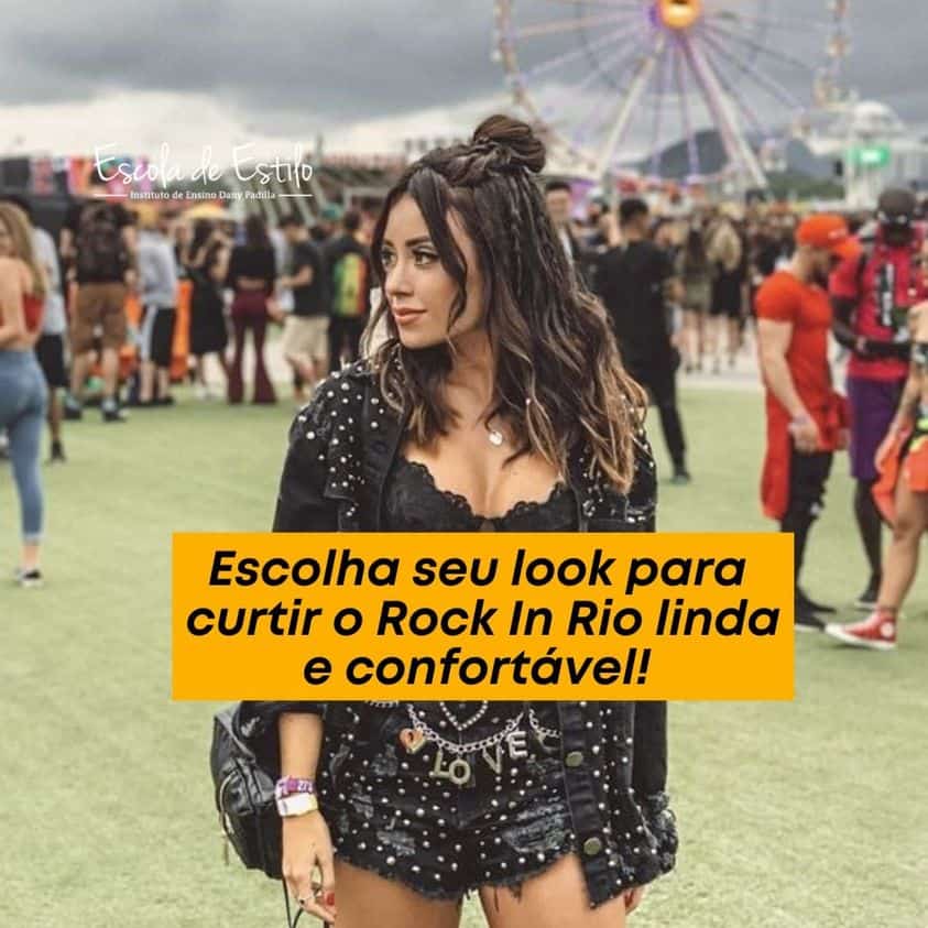 roupa para show de rock feminino