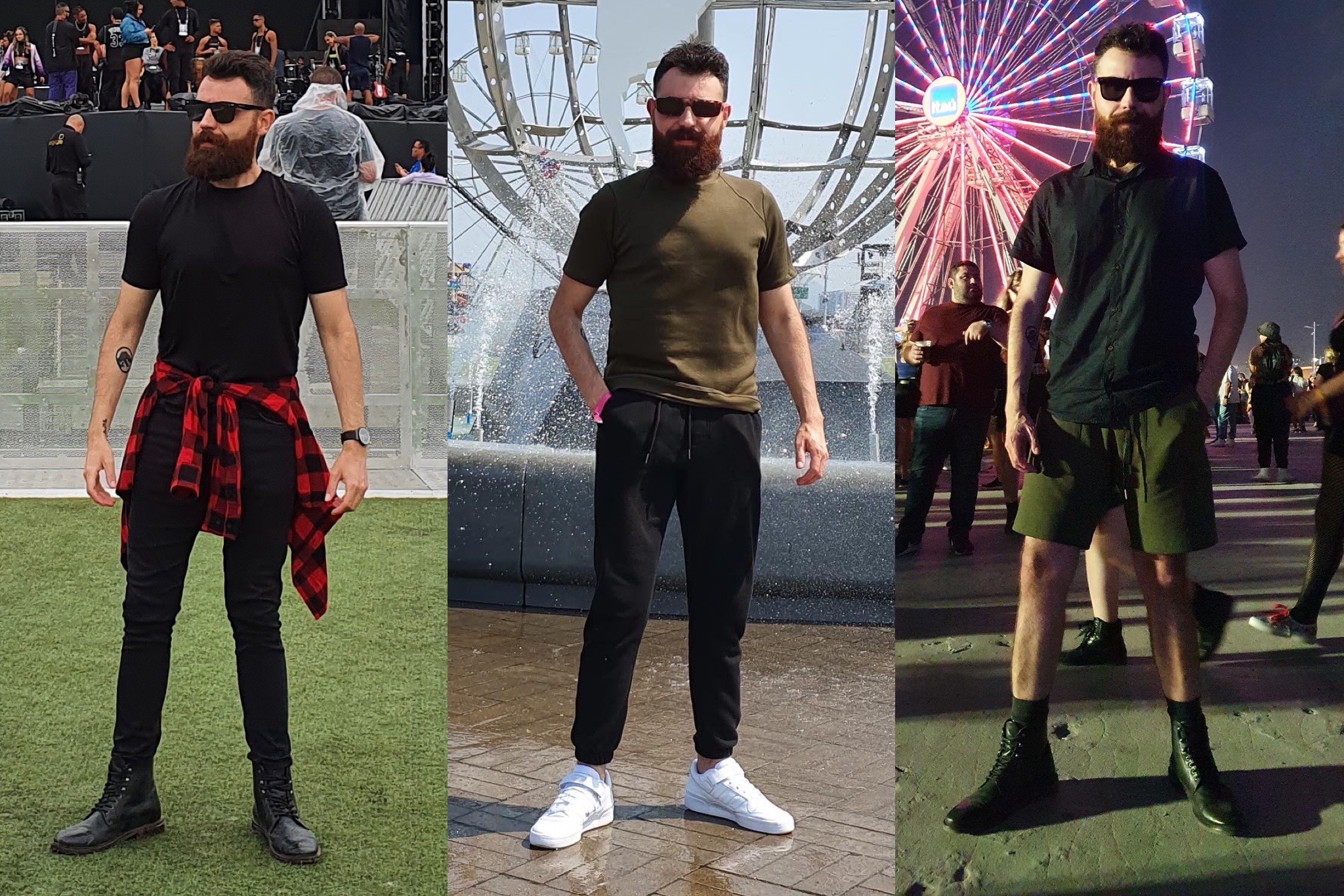 roupa para show de rock masculino