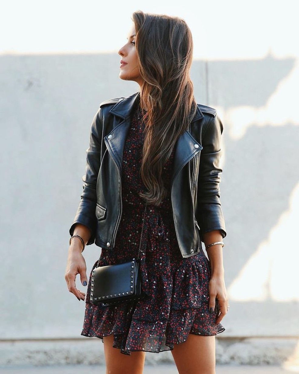 como evitar erros ao montar look de rock com jaqueta de couro