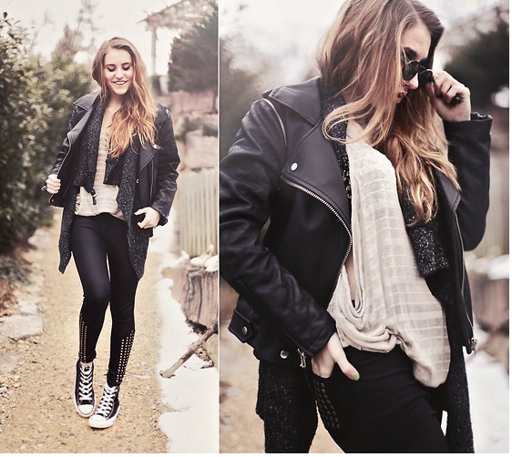 como evitar erros ao montar look de rock com jaqueta de couro