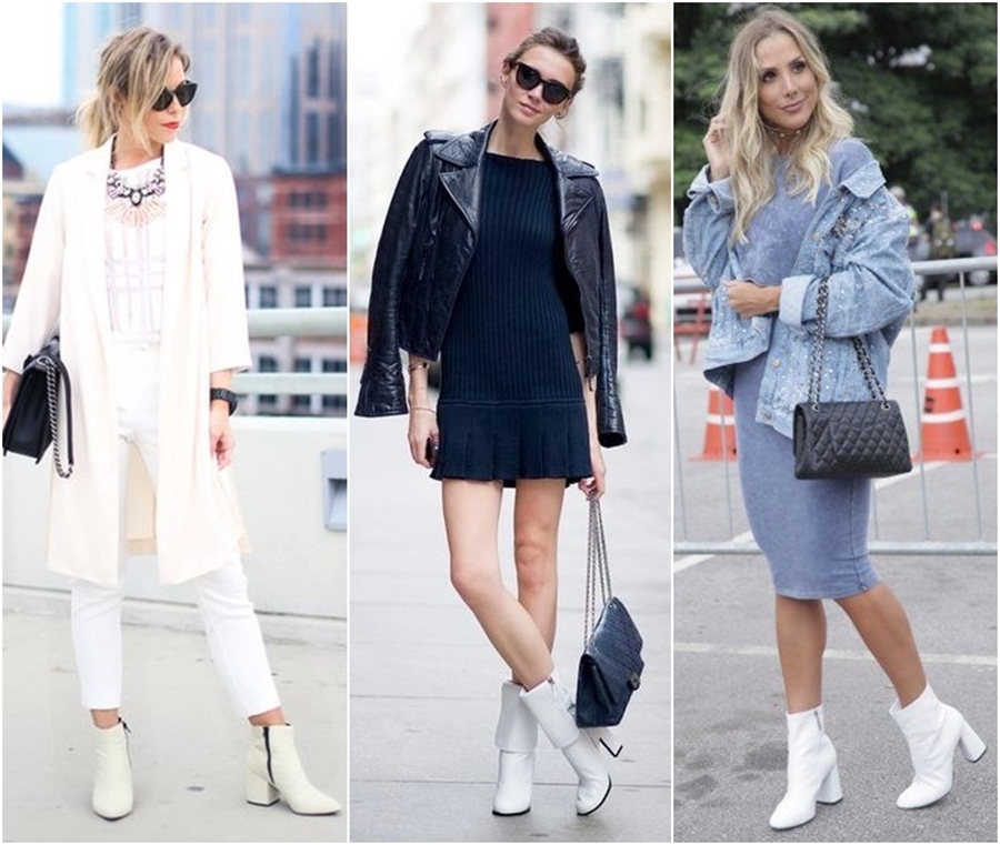 erros ao usar bota branca