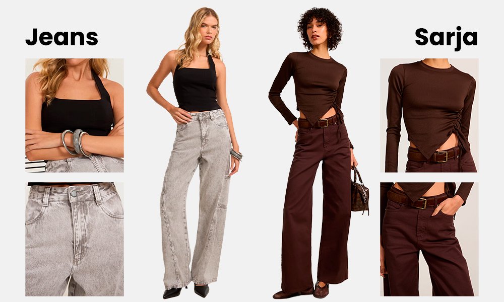 Guia completo: Como escolher o tecido ideal para sua calça wide leg