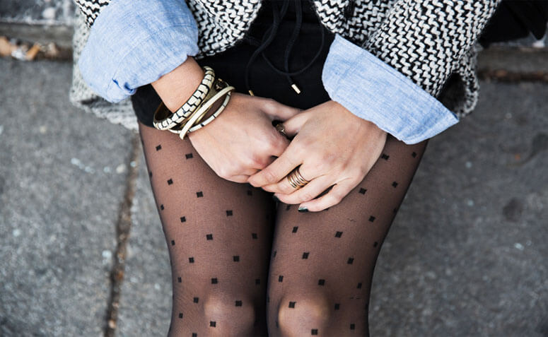 meia calça preta vs colorida qual escolher