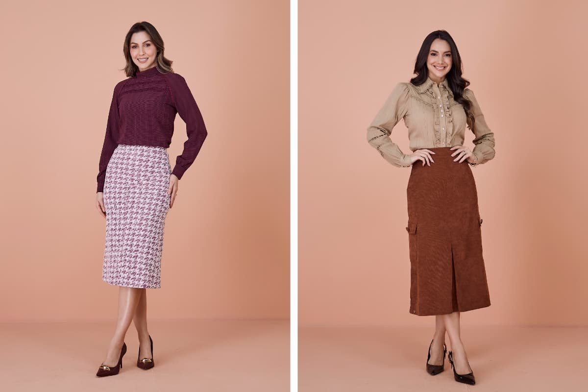 Saia midi: o guia completo para looks de inverno