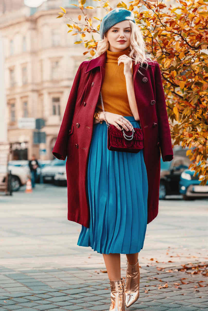 Looks De Inverno Com Saia Midi