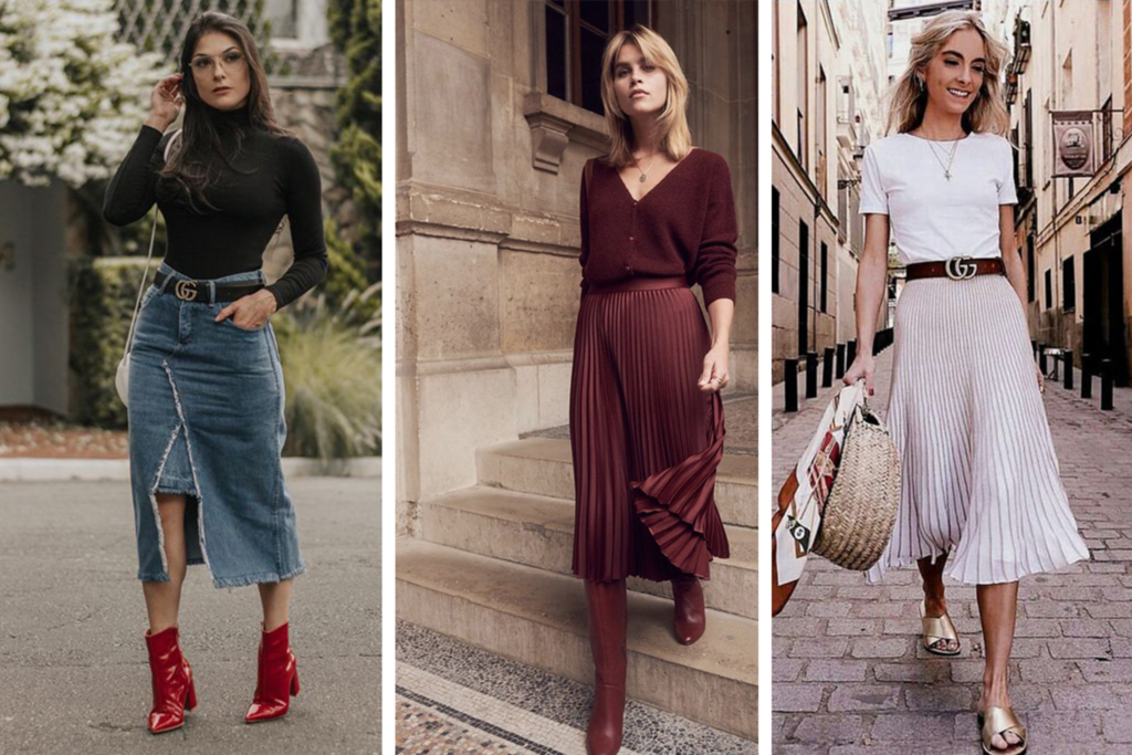Looks De Inverno Com Saia Midi