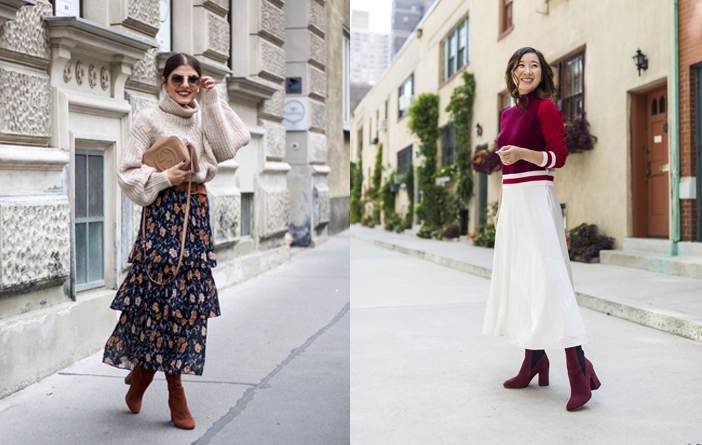 Saia midi: o guia completo para looks de inverno