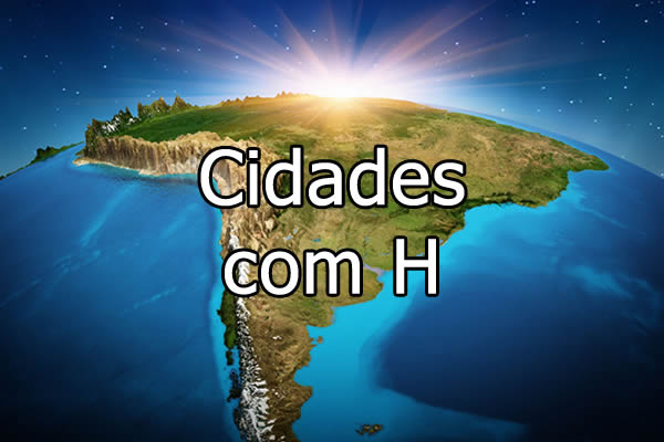 capitais com h