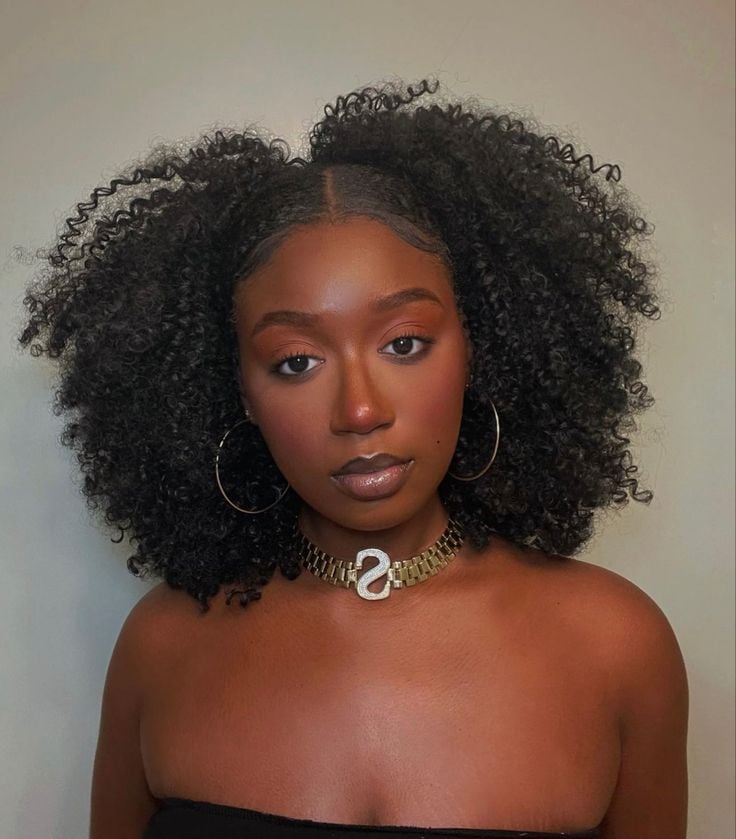 luzes 4c vs cabelo natural