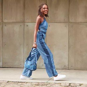 macacão pantalona versus macacão jeans qual escolher