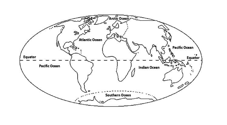 mapa mundi com nomes para colorir