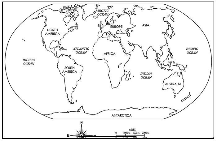 mapa mundi gigante para colorir
