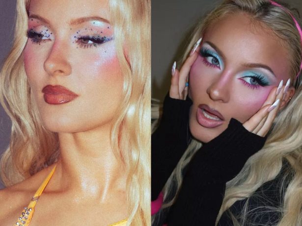 maquiagem anos 2000 vs maquiagem atual