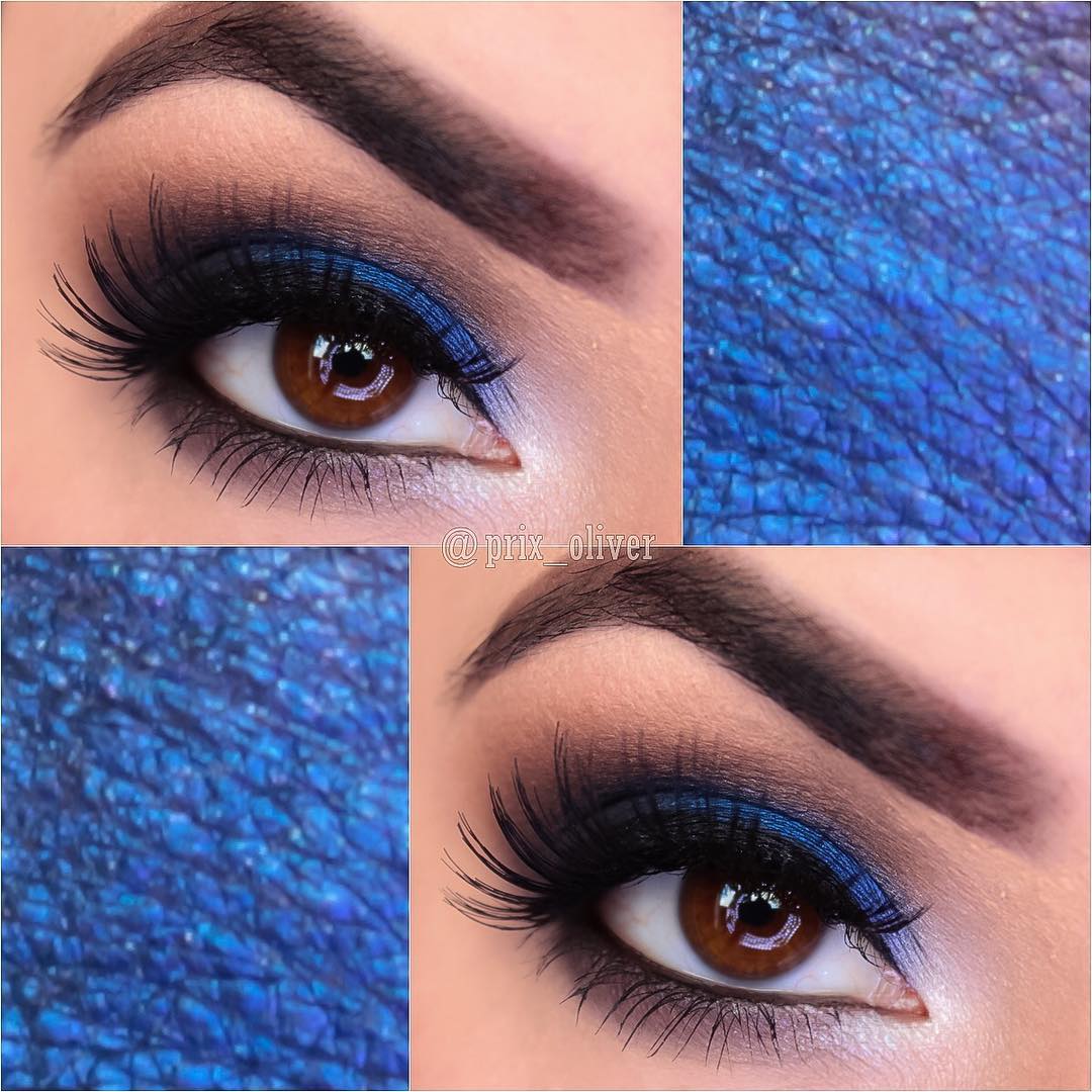 inspiração maquiagem azul para festas noturnas