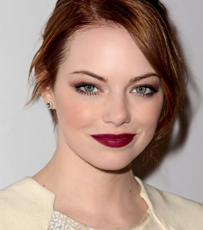 Maquiagem Boca Vinho