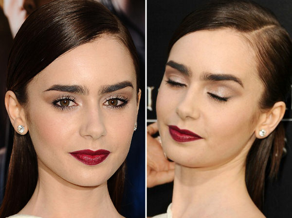 Maquiagem Boca Vinho