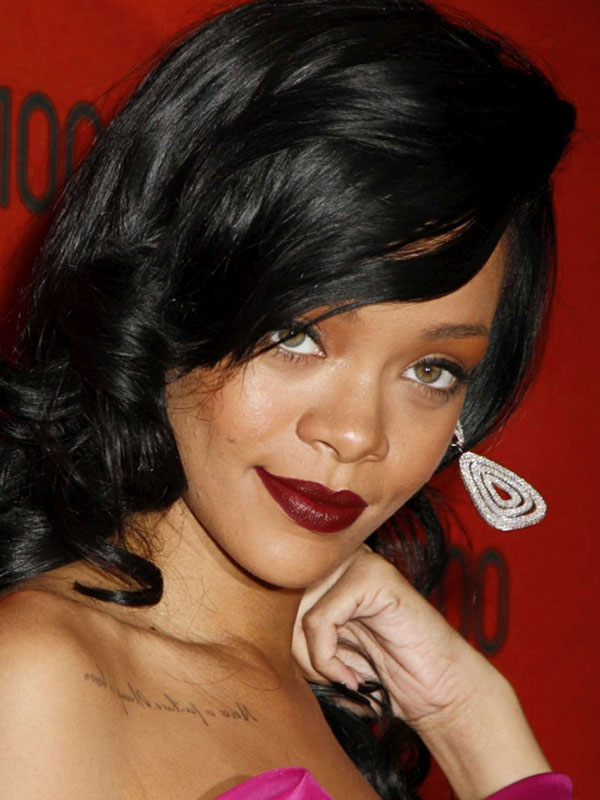 Maquiagem Boca Vinho