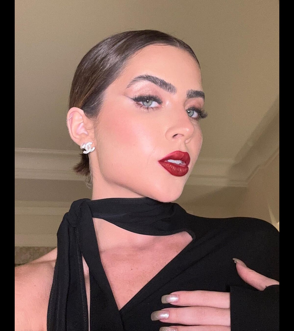 Maquiagem Boca Vinho