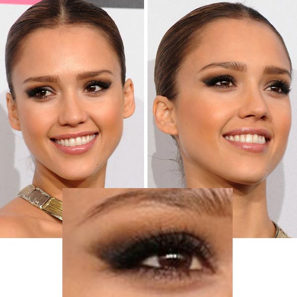 maquiagem pálpebra caída antes e depois