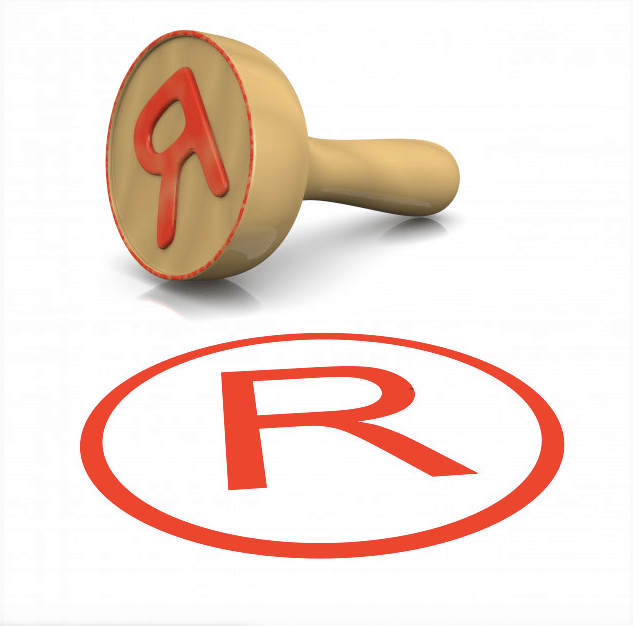 símbolo R marca registrada