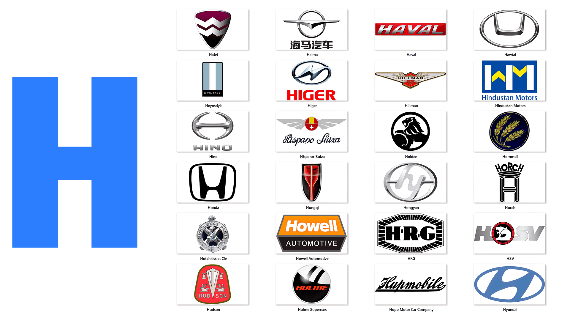 marcas com h moda