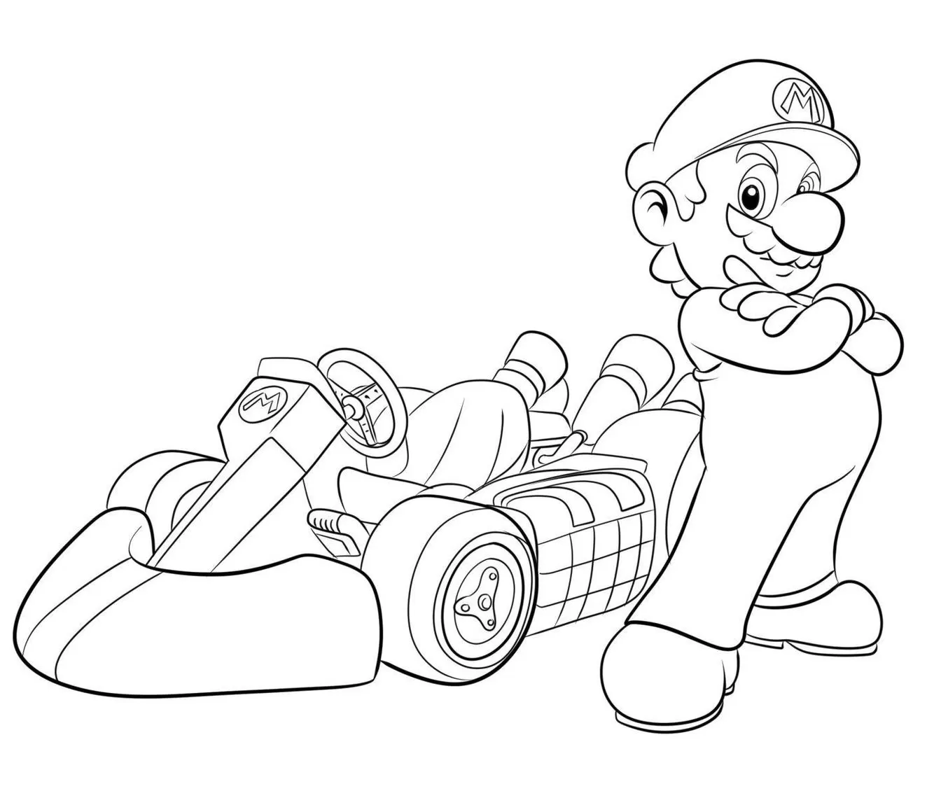 ideias criativas para colorir desenhos do Mario