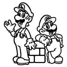 ideias criativas para colorir desenhos do Mario